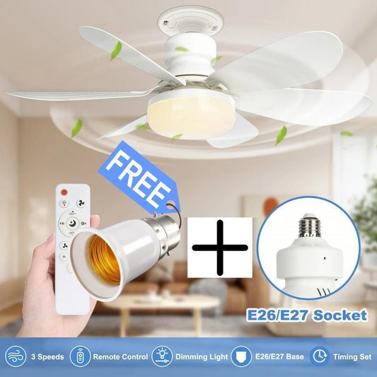 E27 Screw-In Ceiling Fan Light