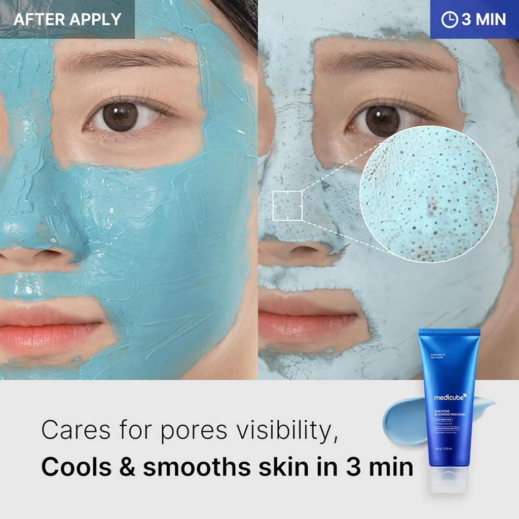 Medicube Zero Pore Blackhead Mud Mask - Pore Cleansing & Gentle Exfoliating