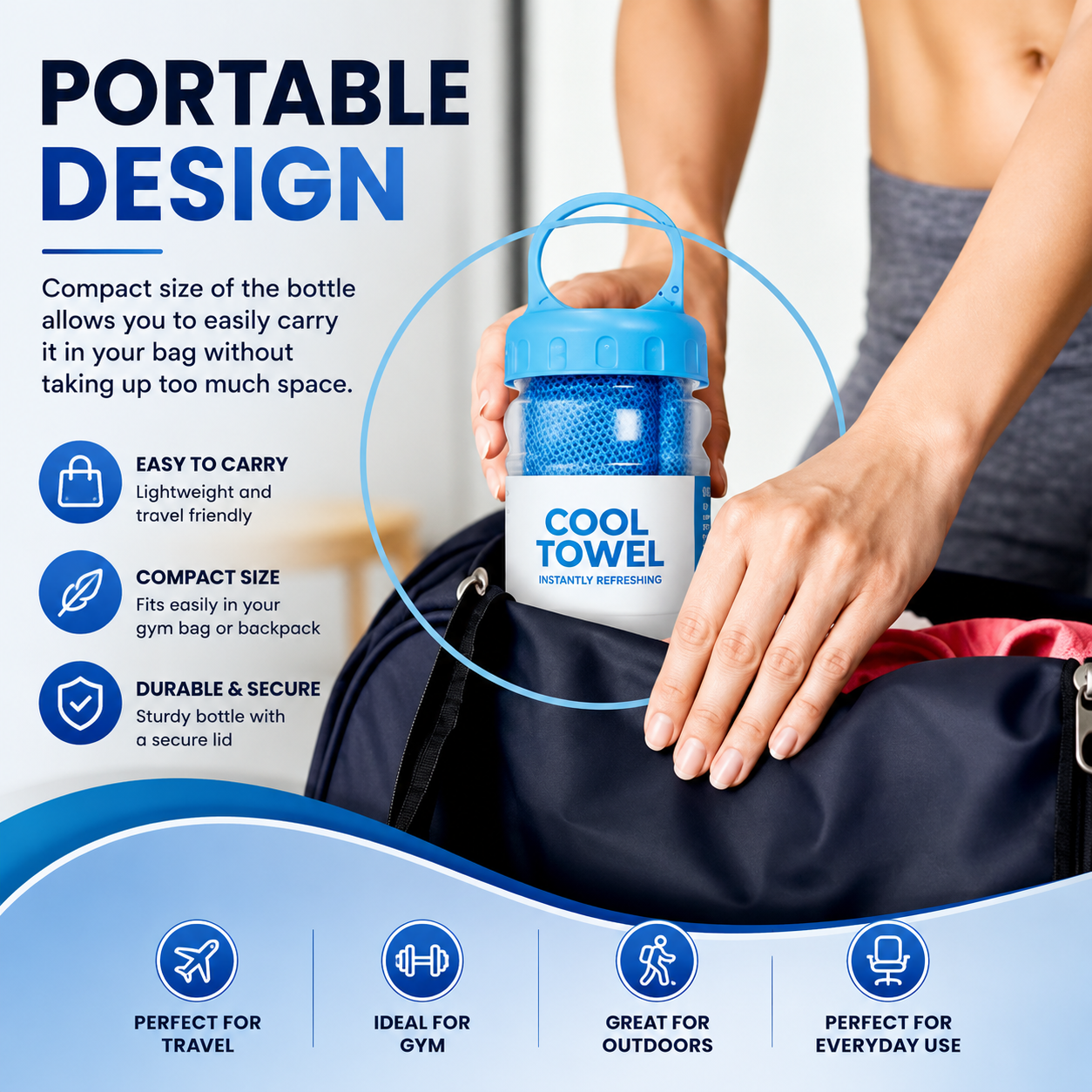 Instant Cooling Sports Towel